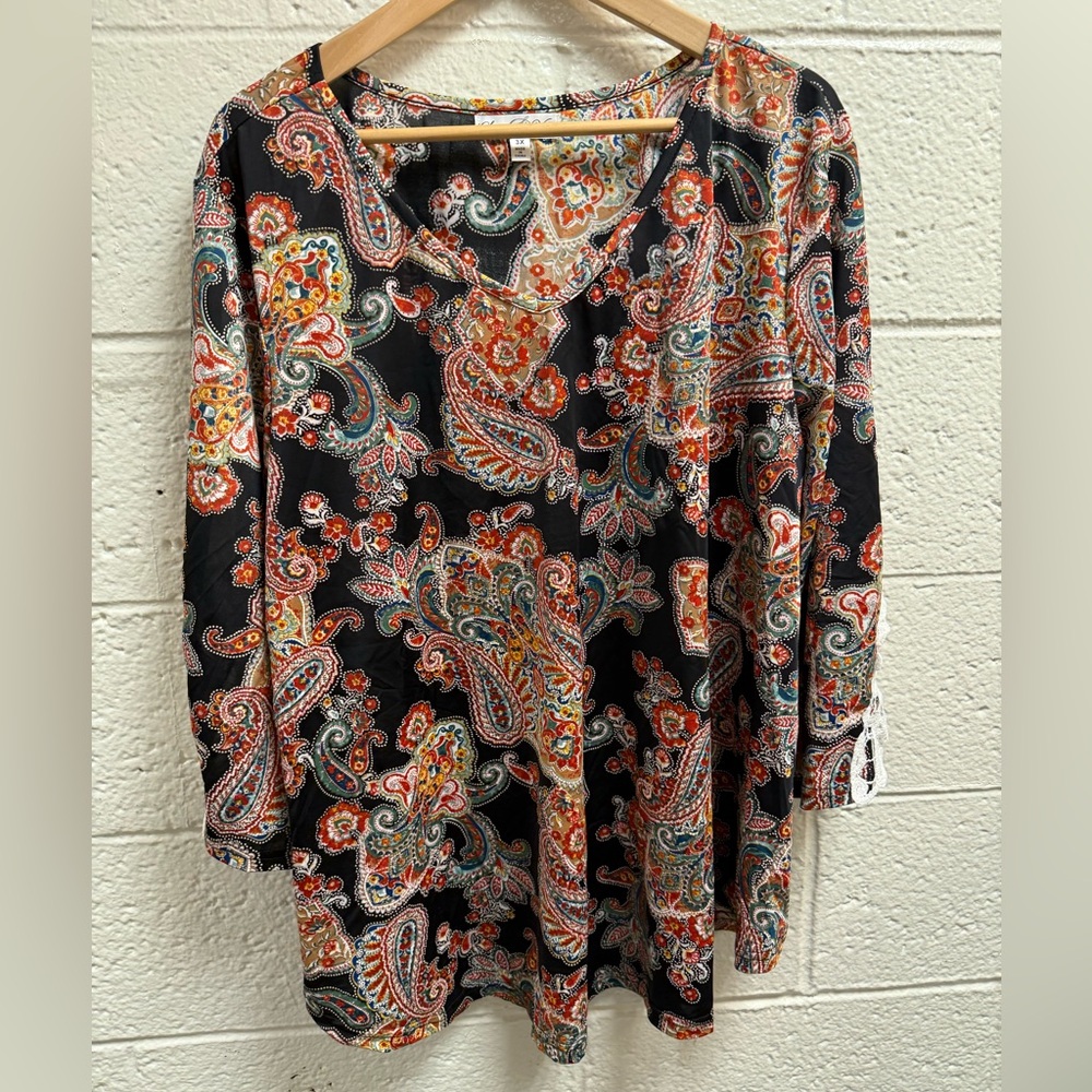 Stem & Vine women’s 3/4 sleeve shirt size 3X